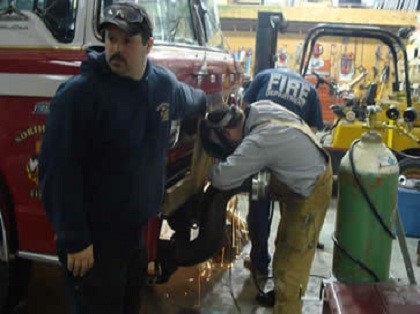 More Welding on Front of Retrofit